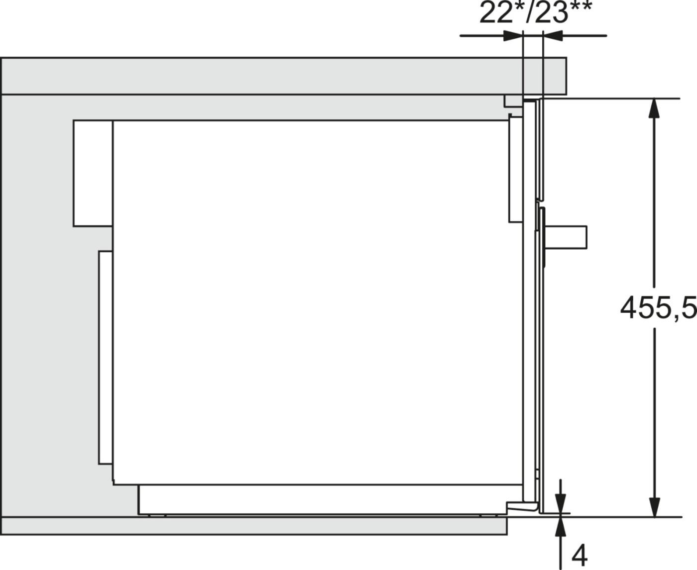 Micro-ondas com Grill Encastrável Miele M 7244 TC OBS DirectSensor S de 900 W e Capacidade de 46 Litros - Preto Obsidiana Preto-3