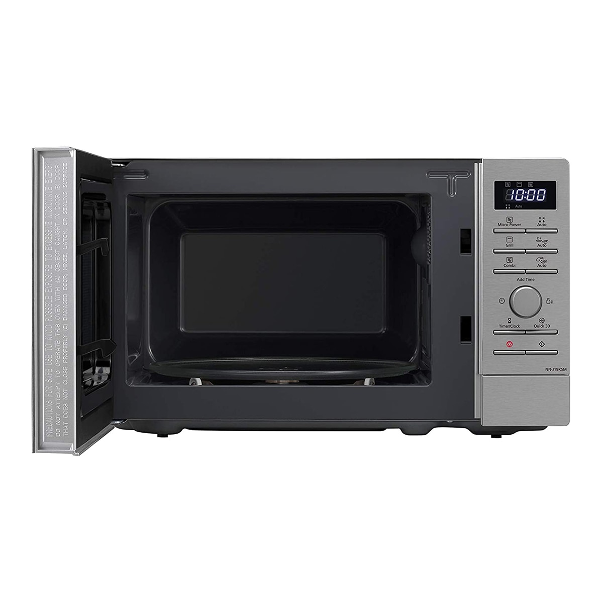 Microondas  Panasonic 20 litros y grill - NN-J19KSMEPG Acero Inox-4