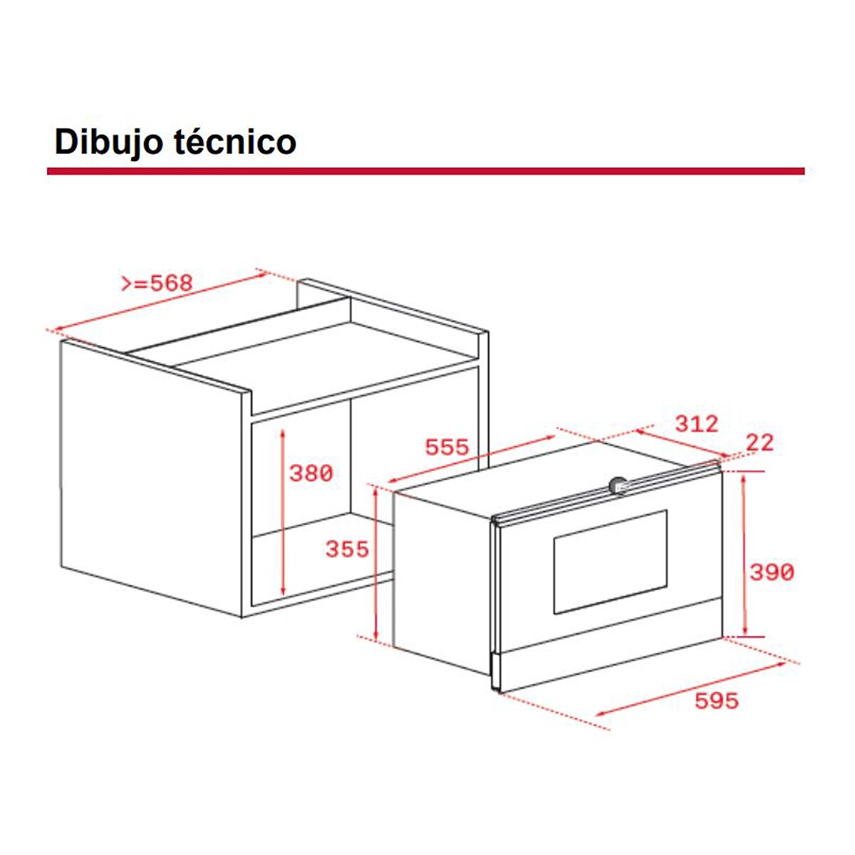 Micro-ondas com Grill Encastrável Teka ML 8220 BIS L Urban Colors, Base Cerâmica, de 22 Litros Stone Grey-2