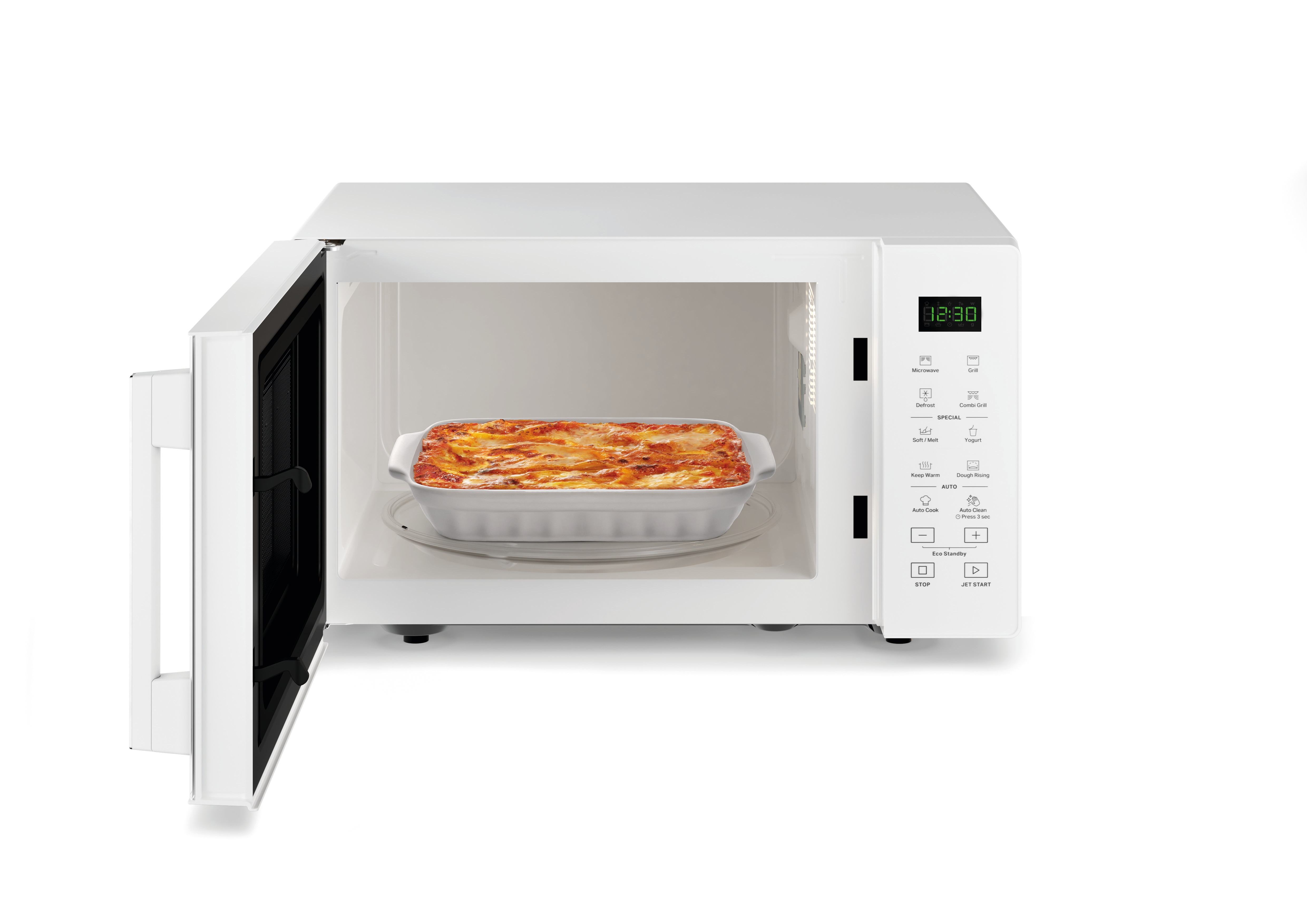 Microondas Whirlpool 25 litros y grill - MWP 253 W Blanco-4