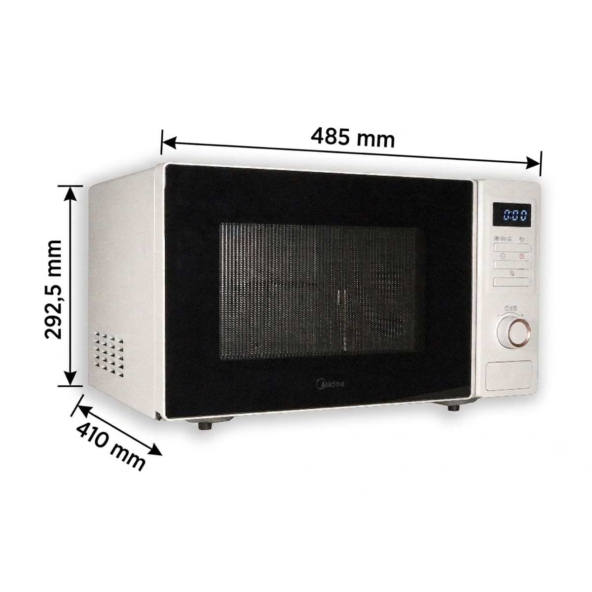 Microondas Midea 23 litros y grill - MCM238GDWP Blanco-2
