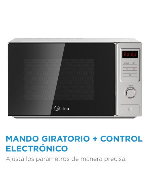 Microondas Midea 23 litros y grill - MCM238GDWP Blanco-9