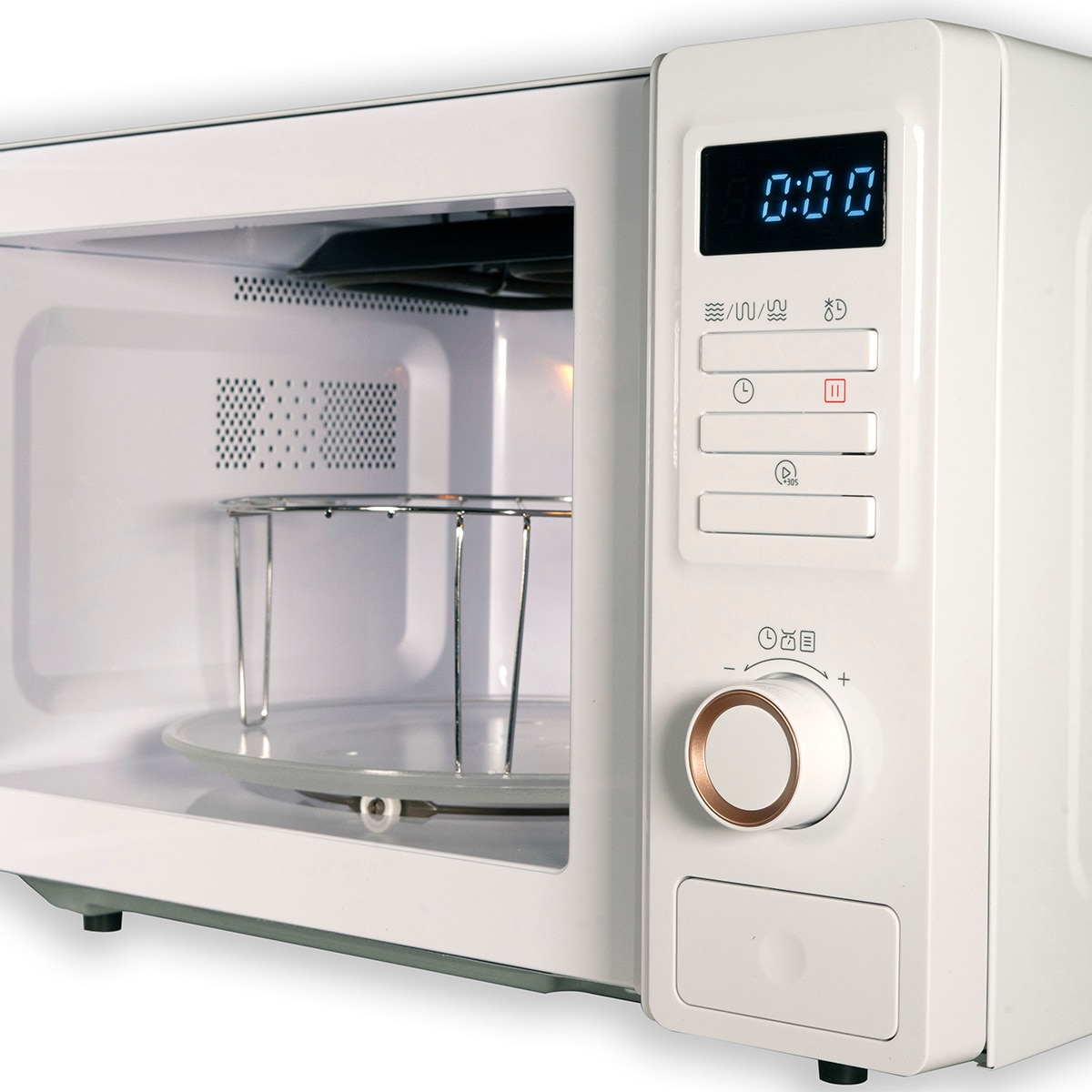 Microondas Midea 23 litros y grill - MCM238GDWP Blanco-10