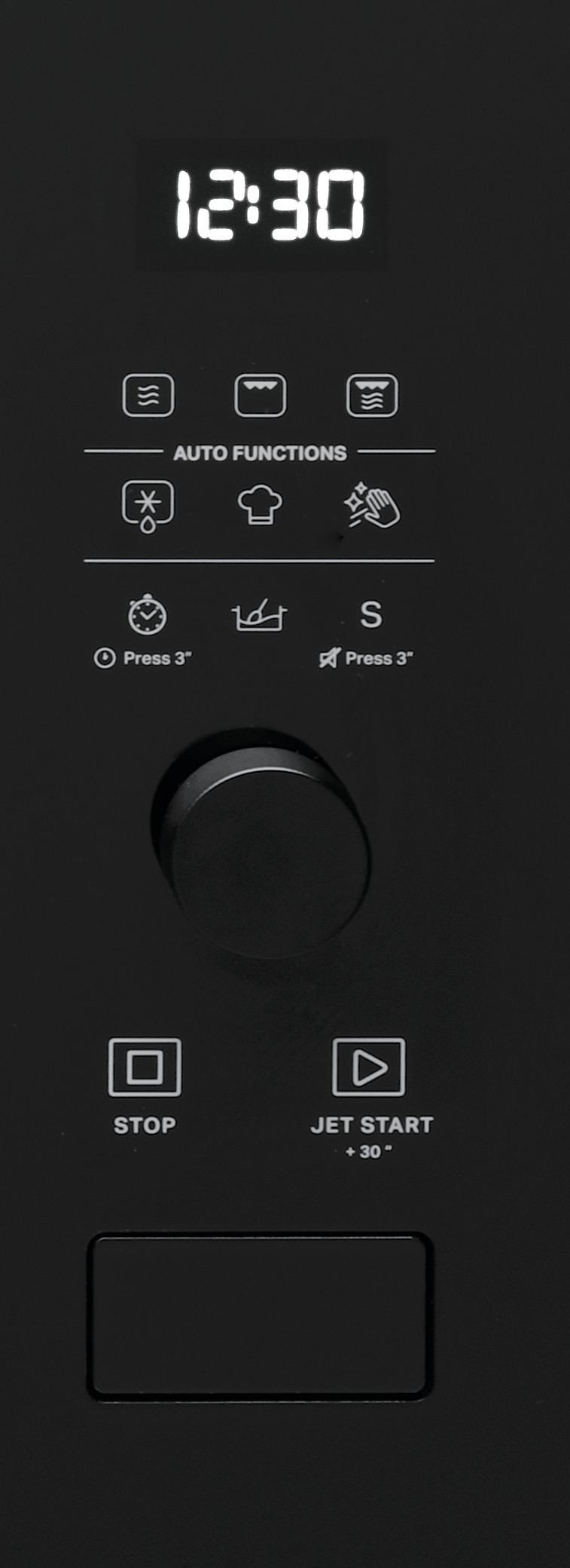 Imagen 2 de Microondas integrable Whirlpool 25 litros y grill - WMF250G - Negro Negro