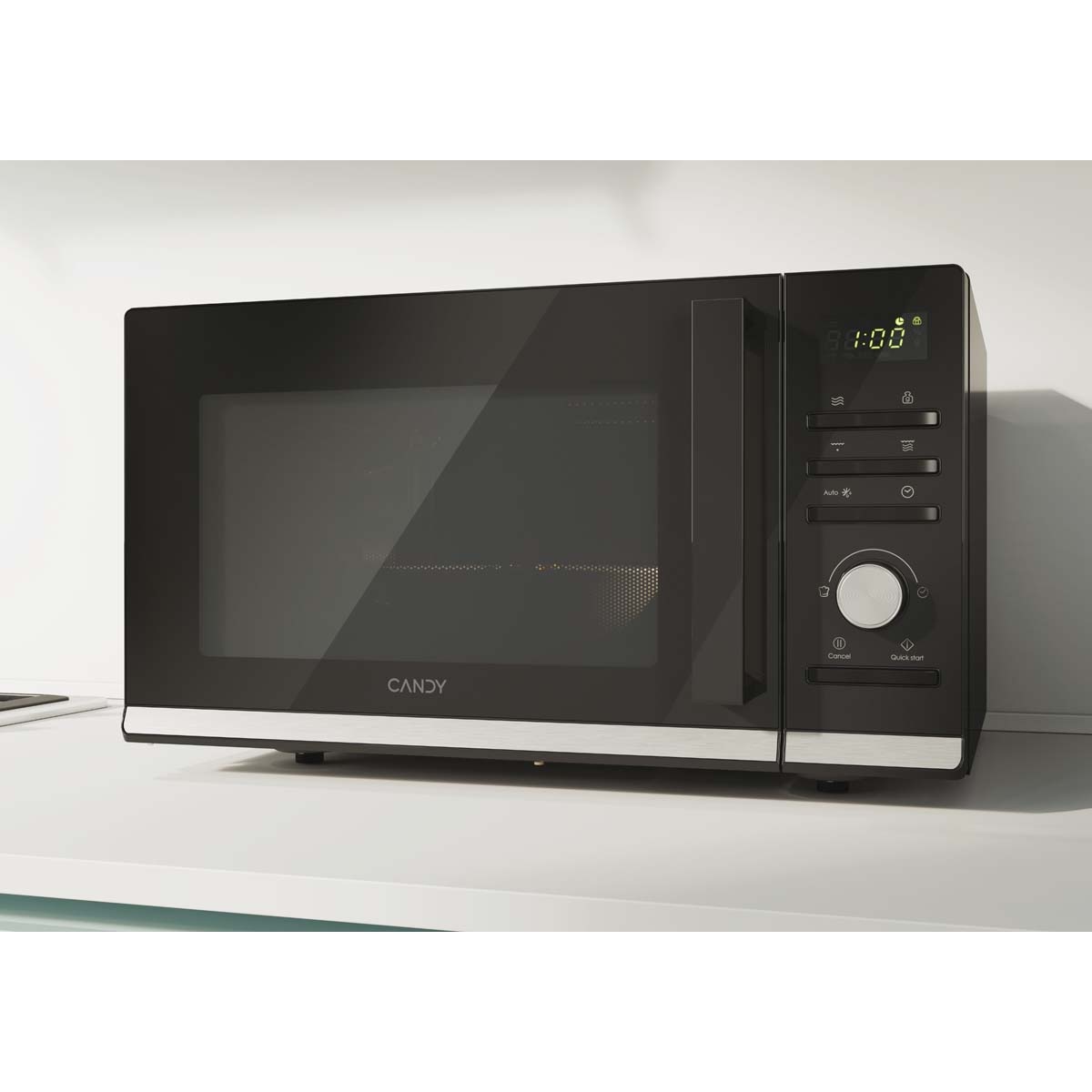 Microondas Candy 25 litros y grill - CMGA25TND Negro-4