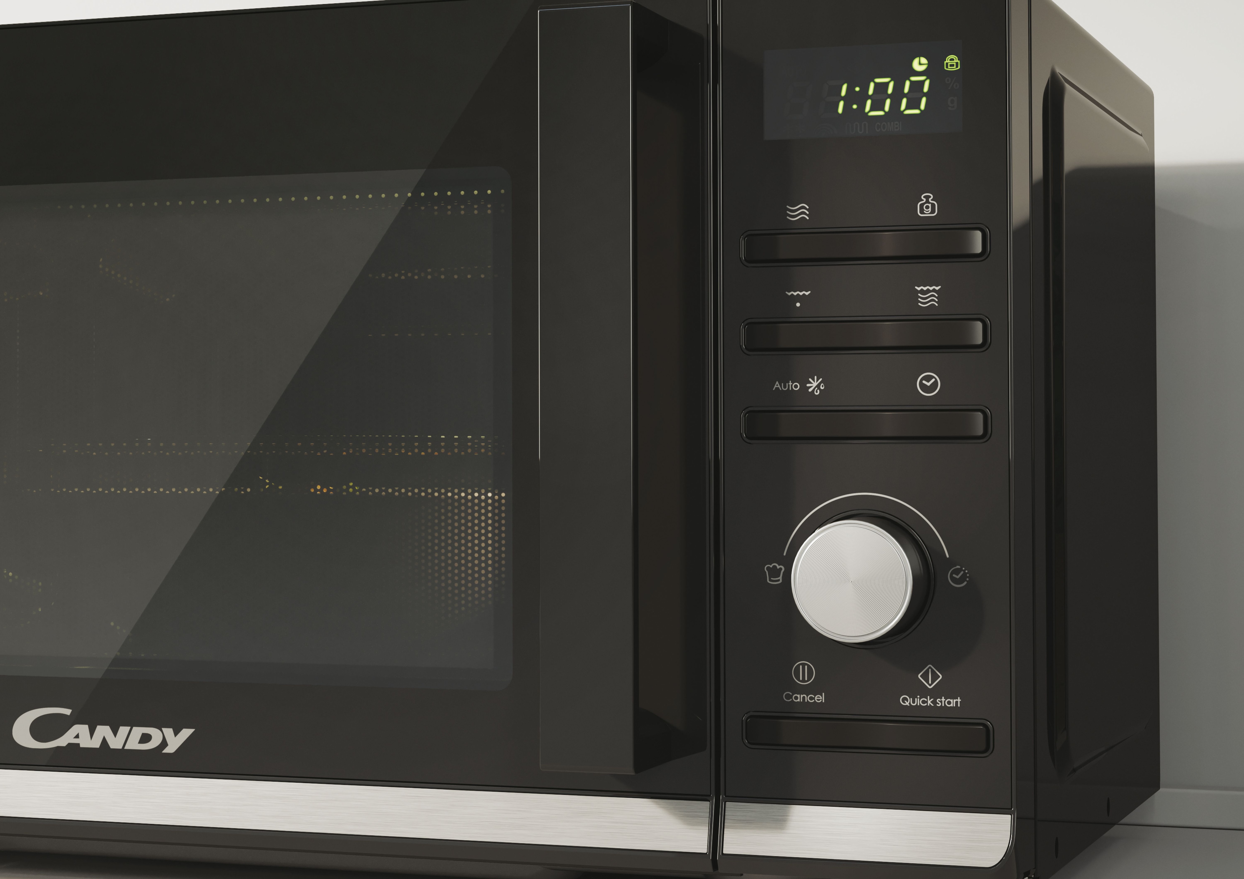 Micro-ondas com Grill Candy Moderna CMGA20TNDB de 700 W e de 20 Litros - Preto Preto-2