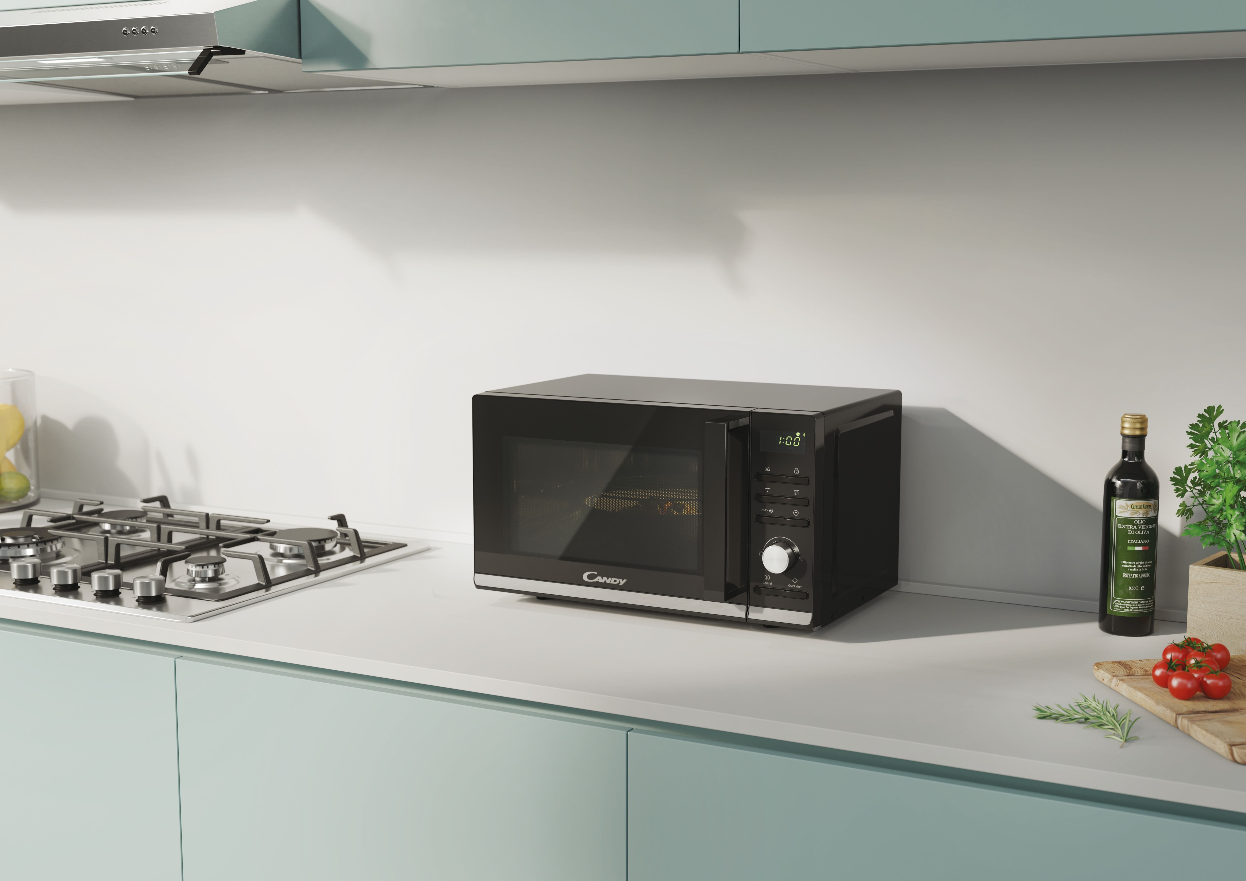 Micro-ondas com Grill Candy Moderna CMGA20TNDB de 700 W e de 20 Litros - Preto Preto-4