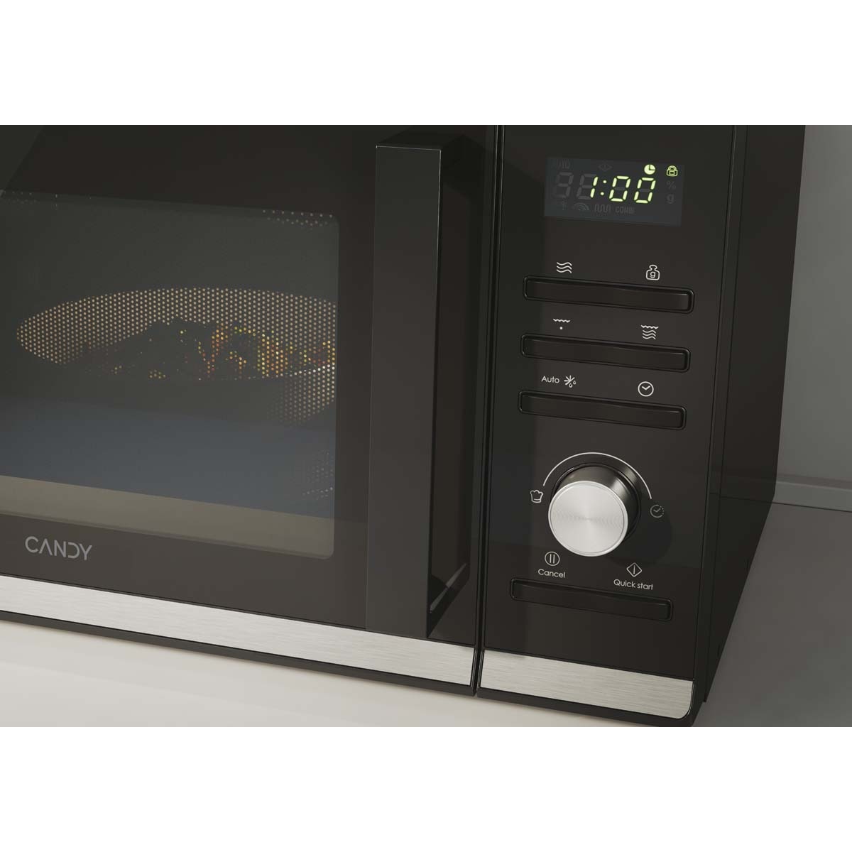 Micro-ondas com Grill Candy Moderna CMGA23TNDB de 900 W e de 23 Litros - Preto Preto-11