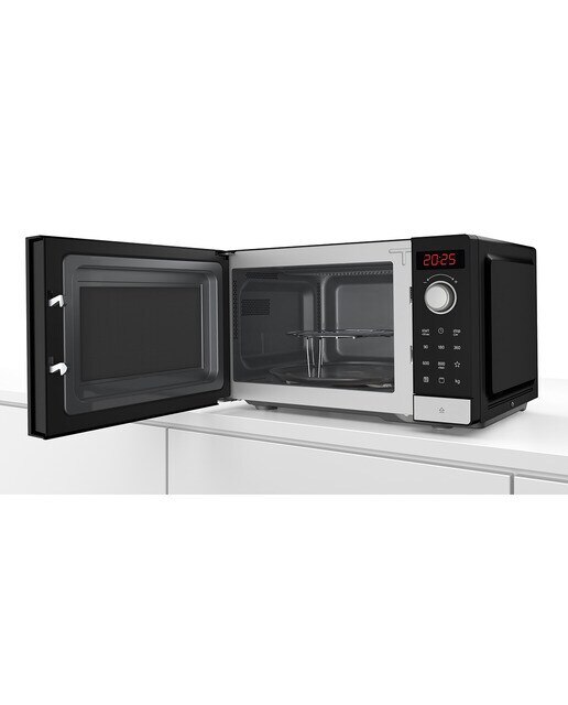 Microondas Bosch 20 litros y grill Master Chef- FEL023MS2 Inox / Negro-4