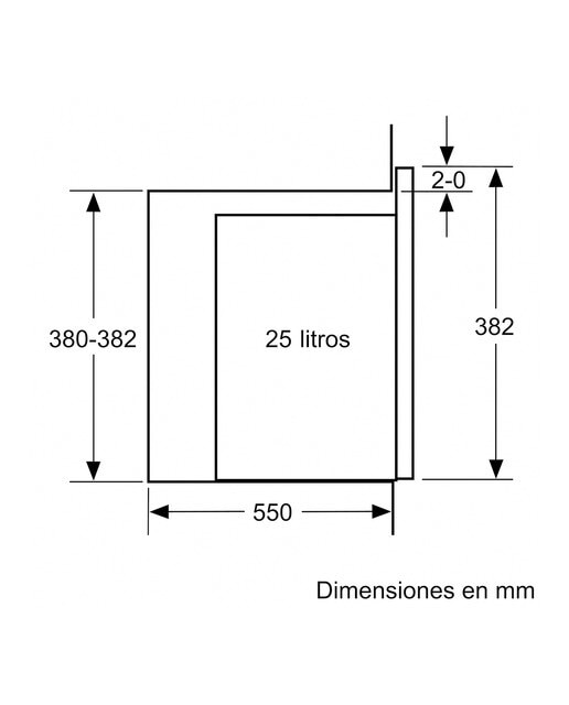 Microondas integrable Balay 25 litros y grill Serie Cristal- 3CG5175 - Cristal blanco Cristal blanco-7
