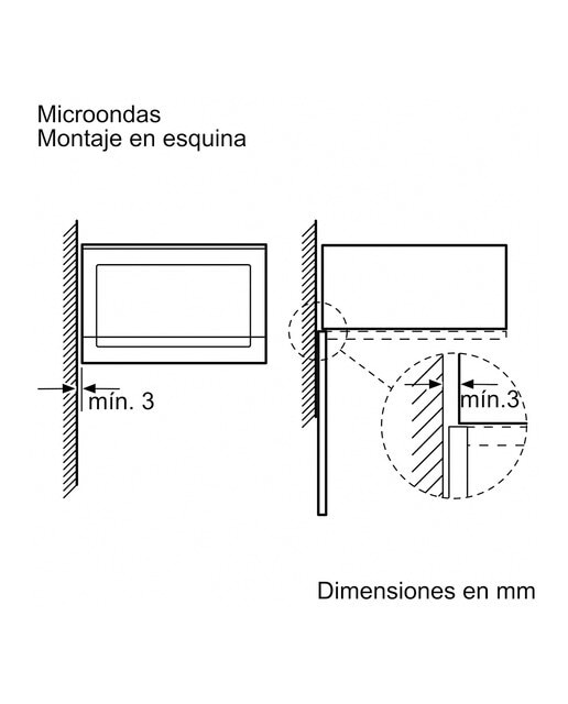 Microondas integrable Balay 25 litros y grill Serie Cristal- 3CG5175 - Cristal blanco Cristal blanco-8