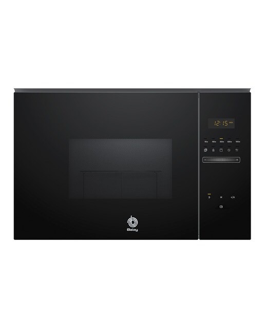 Micro-ondas com Grill Encastrável Balay 3CG5175B2 Serie Cristal e de 25 litros - Branco Vidro preto-1