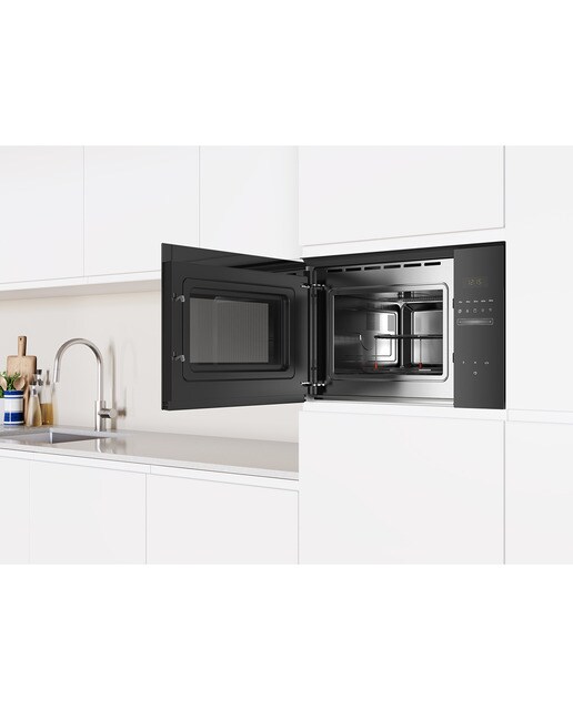 Micro-ondas com Grill Encastrável Balay 3CG5175B2 Serie Cristal e de 25 litros - Branco Vidro preto-5