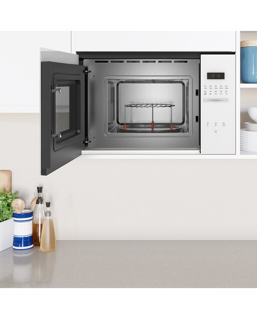 Micro-ondas com Grill Encastrável Balay 3CG5172B2 Hidrolítico de 800 W e Capacidade de 20 L - Vidro Branco Cristal branco-3