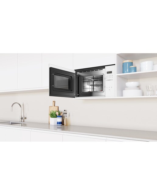 Micro-ondas com Grill Encastrável Balay 3CG5172B2 Hidrolítico de 800 W e Capacidade de 20 L - Vidro Branco Cristal branco-5