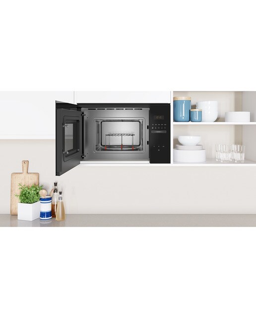 Microondas integrable Balay 20 litros y grill Serie Cristal- 3CG5172 - Cristal negro Cristal negro-3