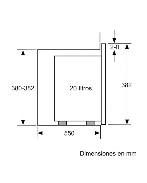 Microondas integrable Balay 20 litros y grill Serie Cristal- 3CG5172 - Cristal negro Cristal negro-9