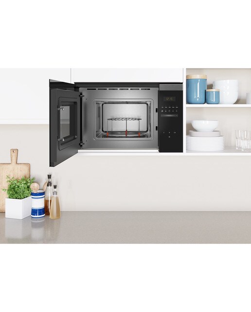 Micro-ondas com Grill Encastrável Balay 3CG4172X2 de 800 W e Capacidade de 20 L - Inox e Vidro Preto Inox/Preto-3