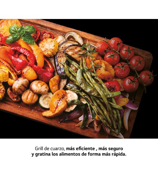 Microondas LG 20 litros, grill y 700 w - MH6042D - Negro Negro-11