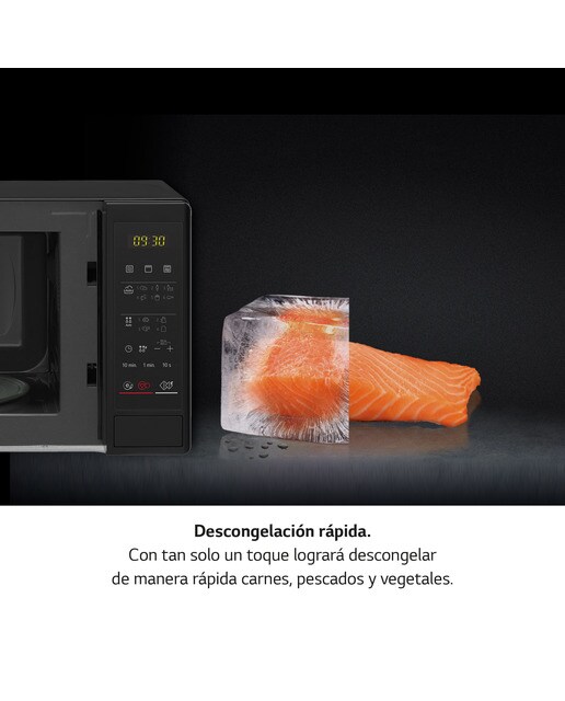 Microondas LG 20 litros, grill y 700 w - MH6042D - Negro Negro-13