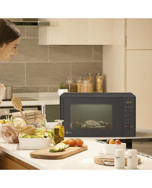 Microondas LG 20 litros, grill y 700 w - MH6042D - Negro Negro-16