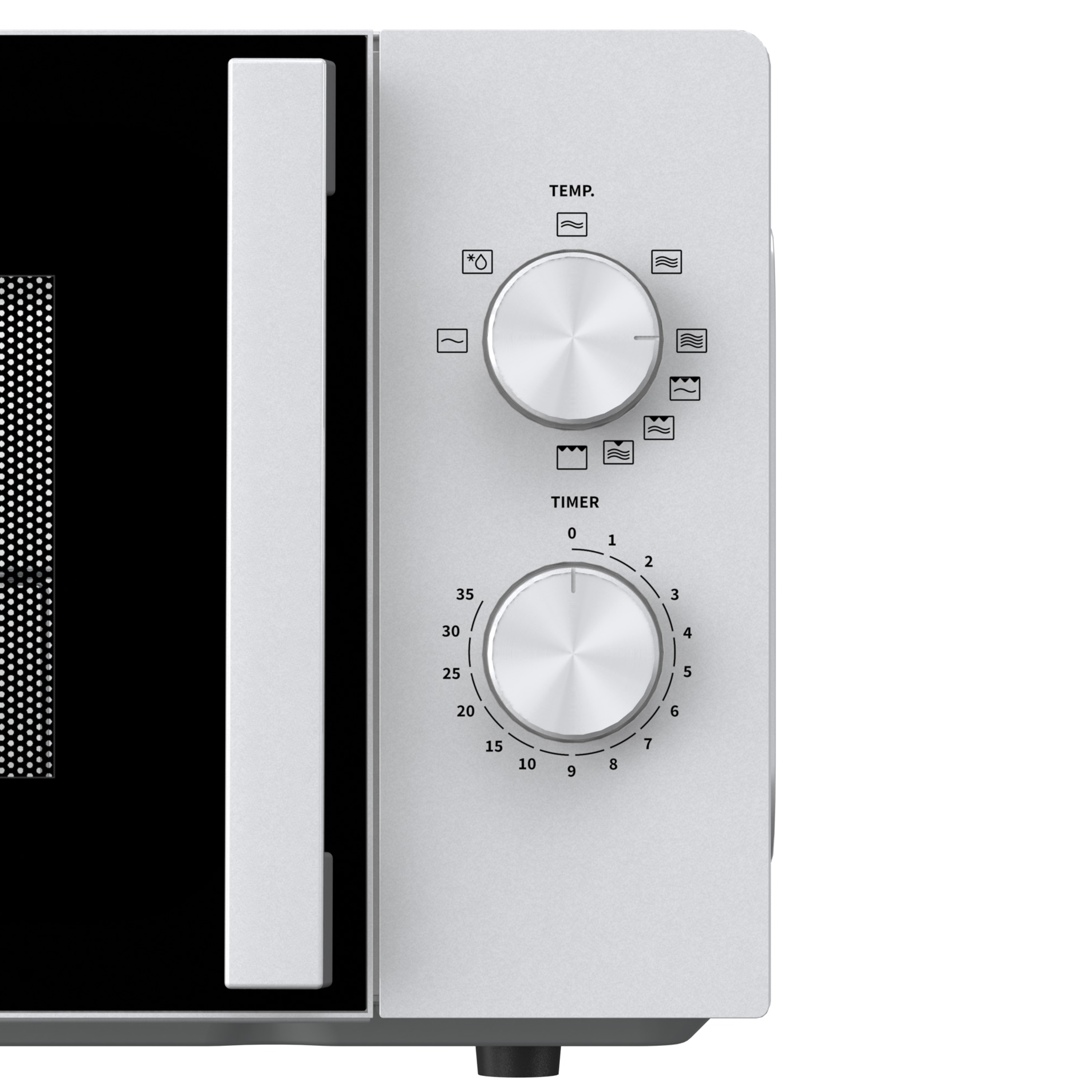 Microondas Hisense con capacidad de 20 litros y con grill - H20MOWP1HG Blanco-6