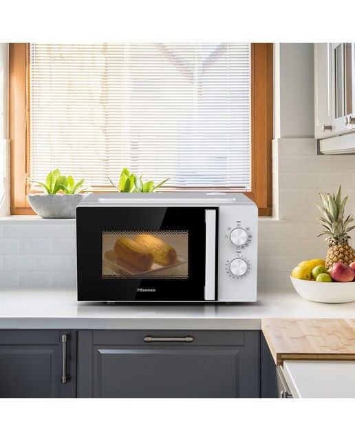 Microondas Hisense con capacidad de 20 litros y con grill - H20MOWP1HG Blanco-15