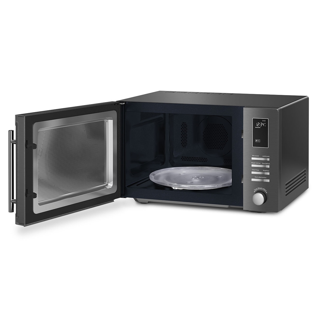 Microondas Smeg 25 litros y grill - MOE25B Negro-2
