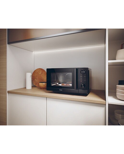 Microondas Haier 25 litros, grill y convección I-Touch Series 4 - HAMCI25FBS4TB/ST - Negro Negro-7
