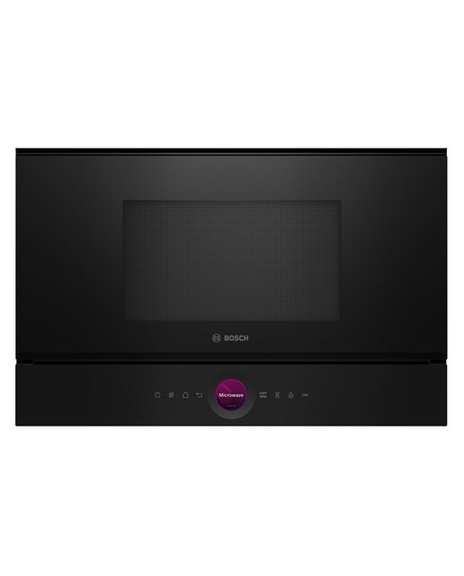 Micro-ondas com Grill Encastrável Bosch Serie 8 BER7321B1 de 21 Litros - Preto Preto-1