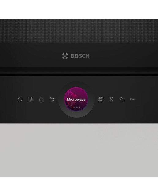 Micro-ondas com Grill Encastrável Bosch Serie 8 BER7321B1 de 21 Litros - Preto Preto-4