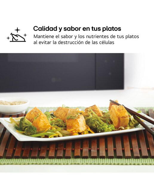 Micro-ondas Encastrável com Grill LG MGBZ2593F de 25 Litros - Preto Vidro preto-7