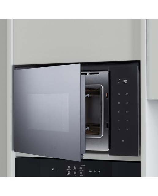 Micro-ondas Encastrável com Grill LG MGBZ2593F de 25 Litros - Preto Vidro preto-13