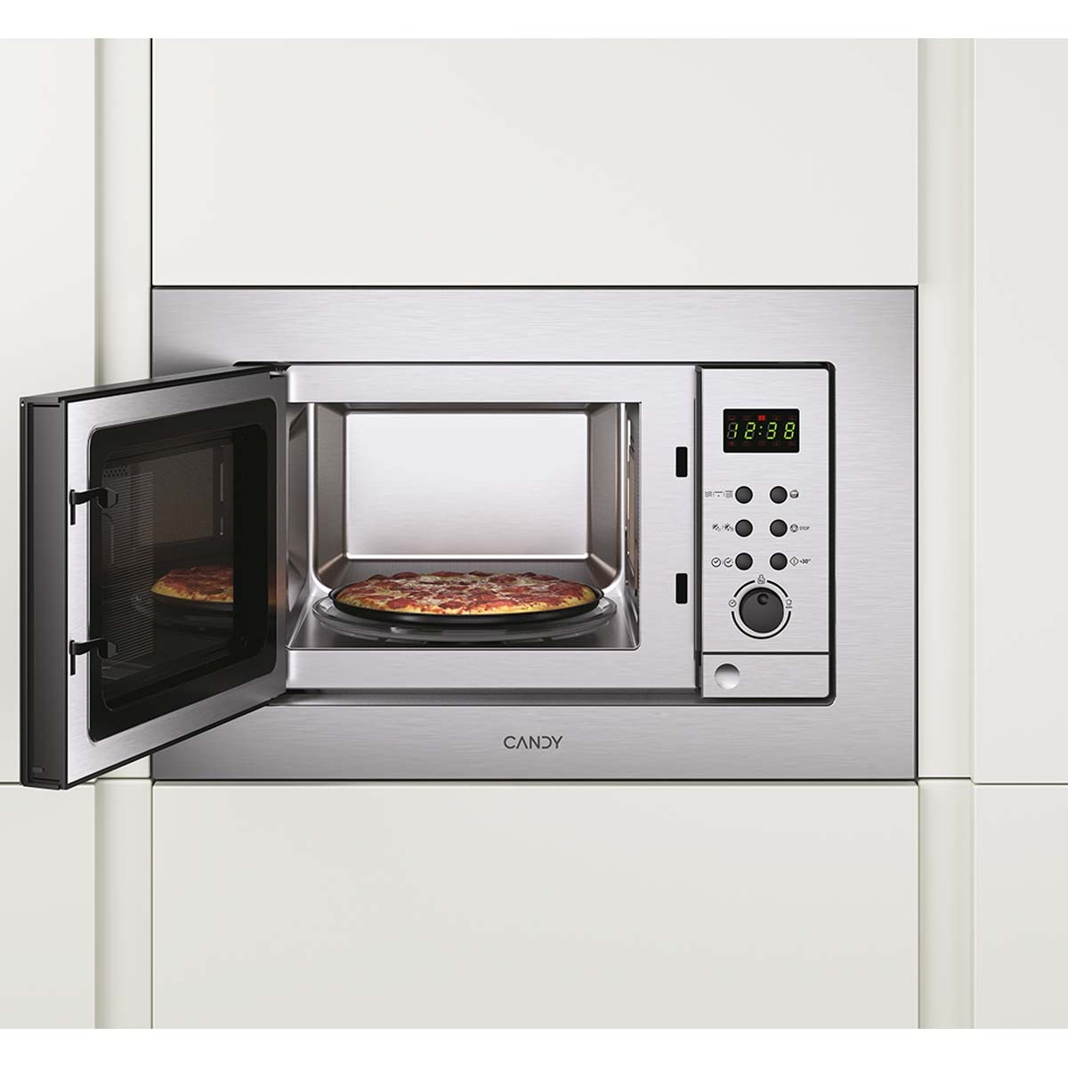 Microondas integrable Candy 20 litros con grill - CMGI201EX - Inox Inox-2