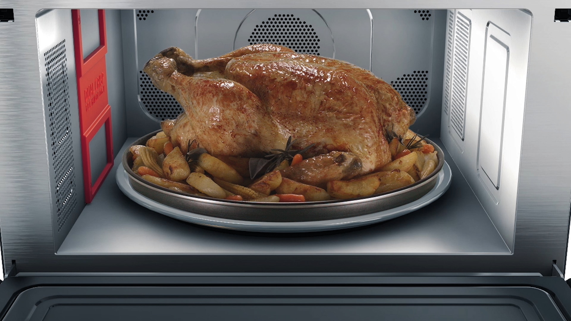 Microondas convección Whirlpool 33 litros y con grill - MWSC 9133 SX - Inox Inox-9
