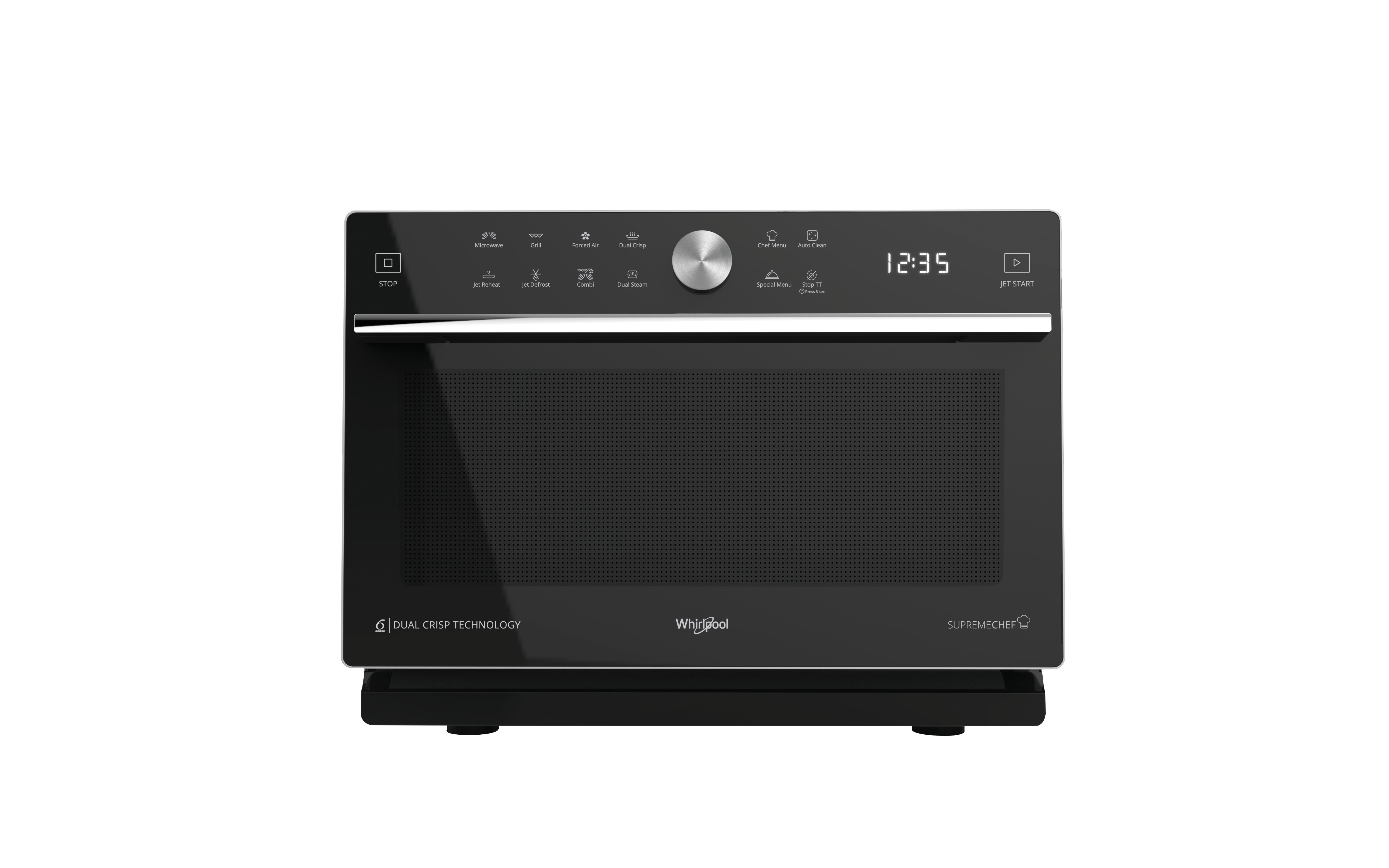 Microondas convección Whirlpool 33 litros, con grill - MWSC 933 SB - Negro Negro-2