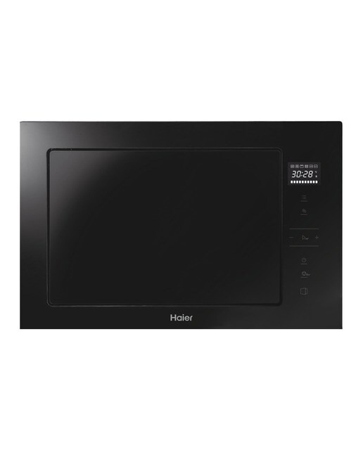 Imagem 0 de Micro-ondas com Grill Encastrável Haier ID Series 4 H38MWID4ID27N e de 28 Litros - Preto