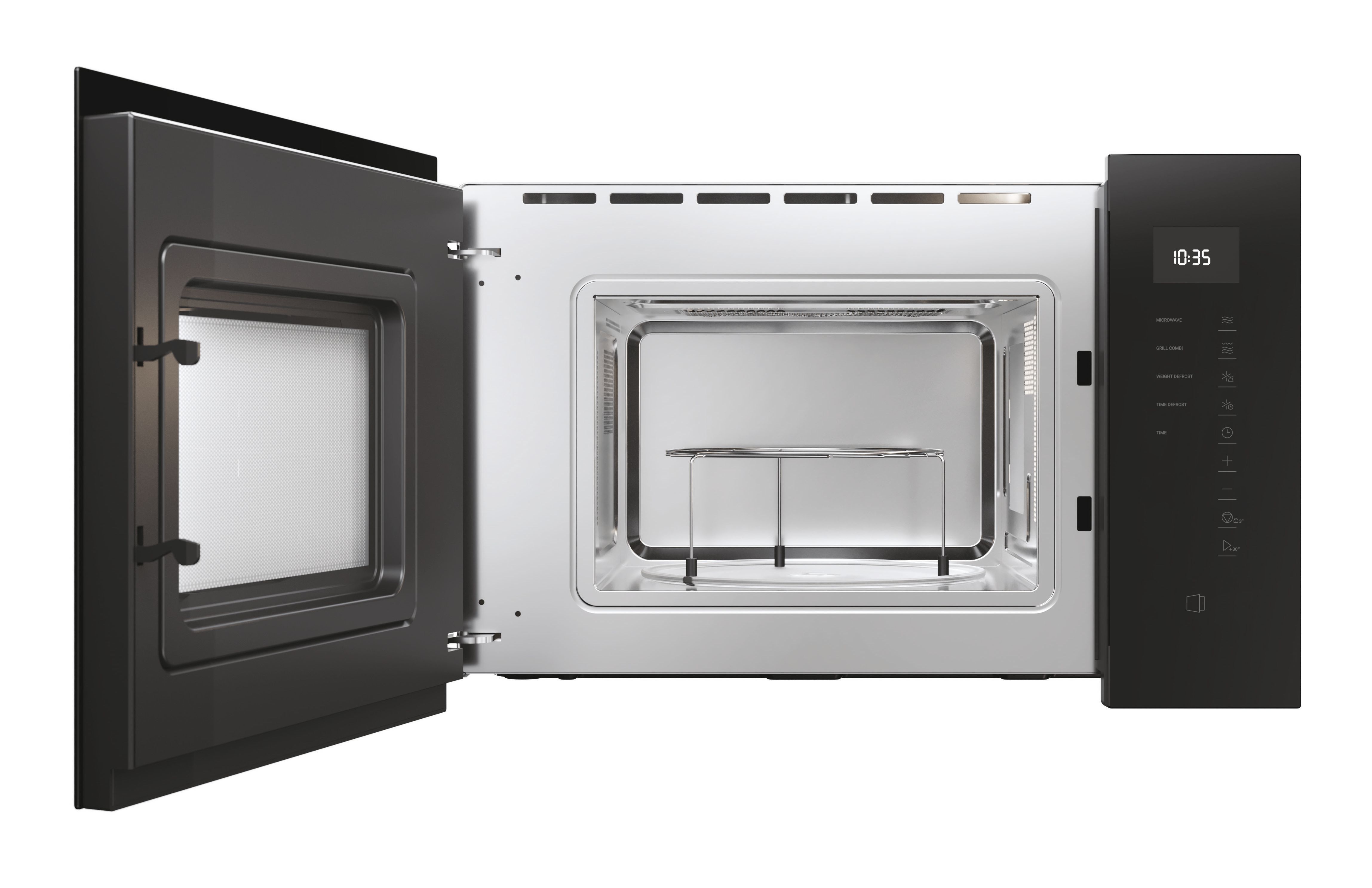 Micro-ondas com Grill Encastrável Haier ID Series 2 H38FMWID4ID27N de 20 Litros - Preto Preto-3