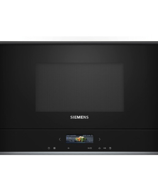Micro-ondas com Grill Encastrável Siemens iQ700 BE732R1B1 de 21 Litros - Preto Preto-1