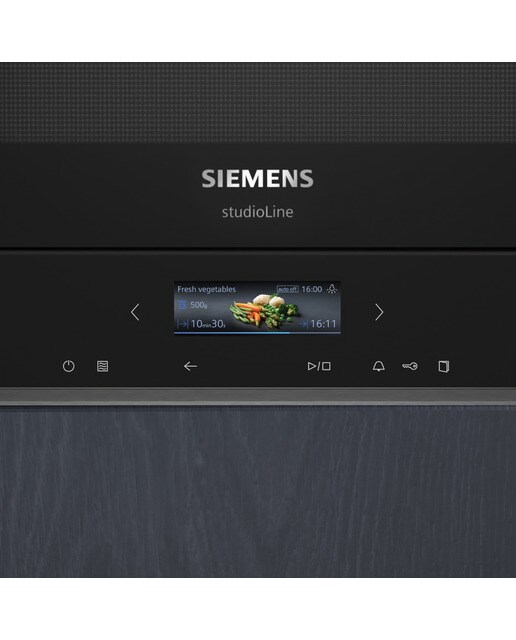 Micro-ondas com Grill Encastrável Siemens iQ700 BE732L1B1 de 21 Litros - Preto Preto-3