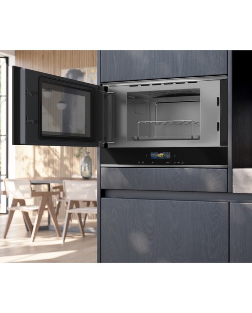 Micro-ondas com Grill Encastrável Siemens iQ700 BE732L1B1 de 21 Litros - Preto Preto-5