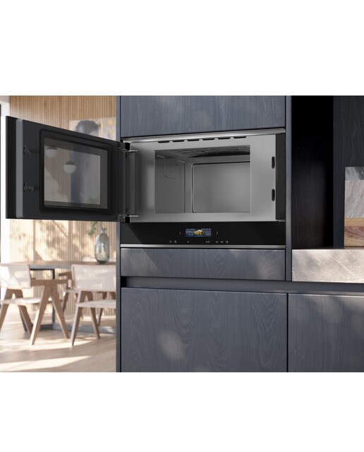 Micro-ondas Encastrável Siemens iQ700 BF722L1B1 de 21 Litros - Preto Preto-5
