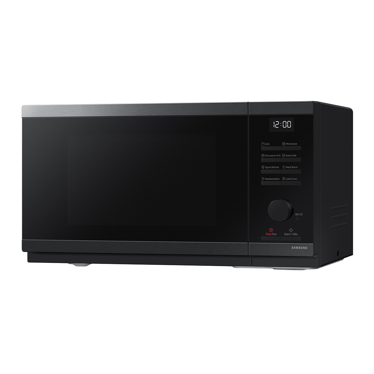 Microondas Samsung 23 litros, con grill - MG23DG4524AGE1 Negro metalizado-3