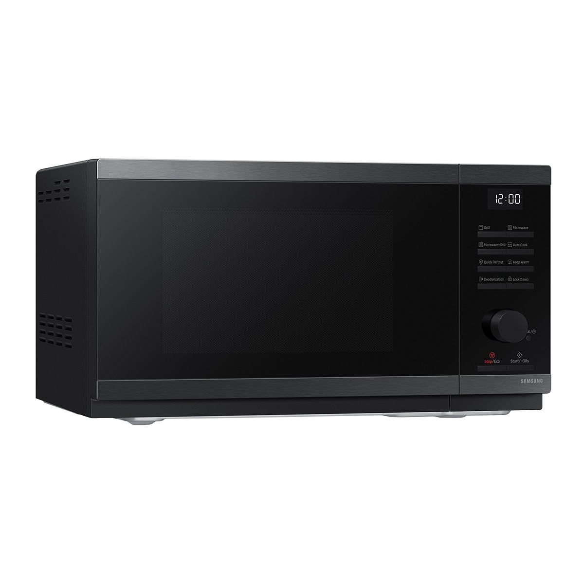 Microondas Samsung 23 litros, con grill - MG23DG4524AGE1 Negro metalizado-4