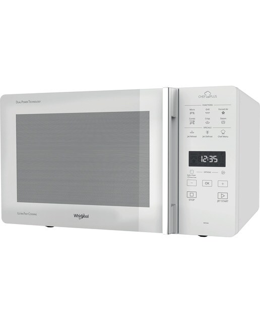 Microondas convección Whirlpool 25 litros y grill - MCP 349 WH Blanco-3