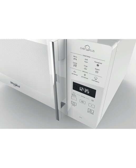Microondas convección Whirlpool 25 litros y grill - MCP 349 WH Blanco-5