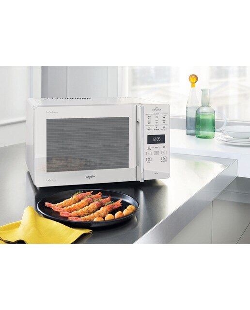 Microondas convección Whirlpool 25 litros y grill - MCP 349 WH Blanco-6