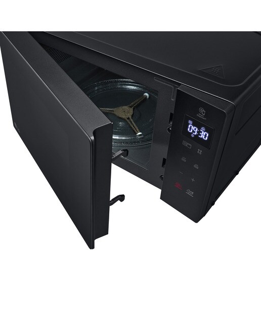 Microondas LG 20 litros, grill, 700 w- MH6032GAS Negro-11