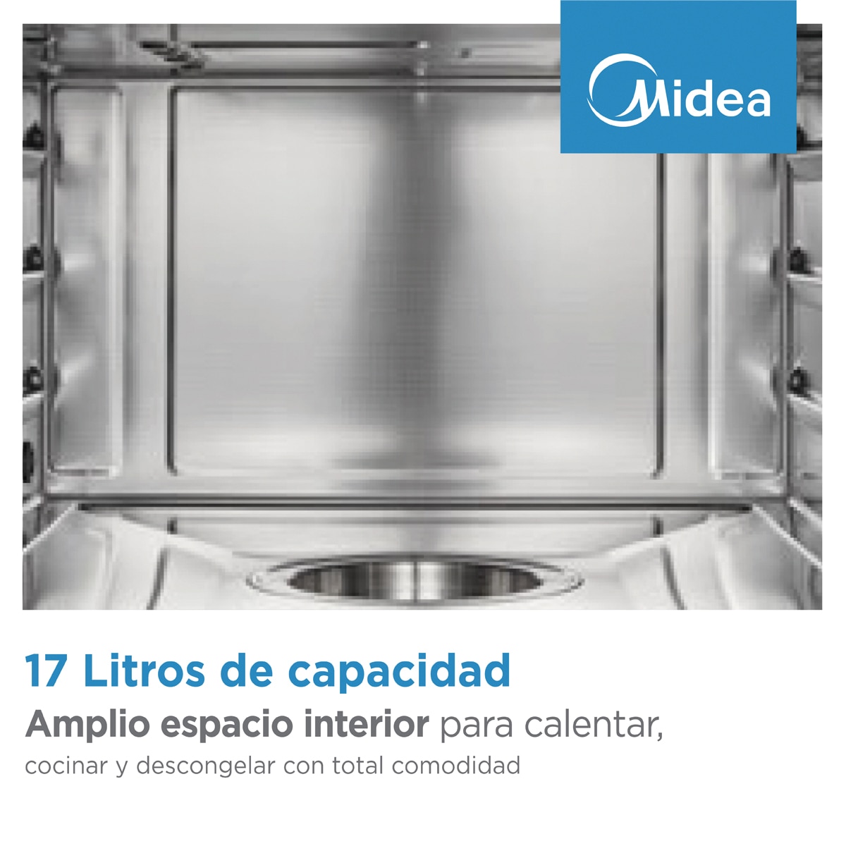 Micro-ondas com Grill Encastrável Midea MBMAG720A-X de 17 Litros - Inox Inox-3