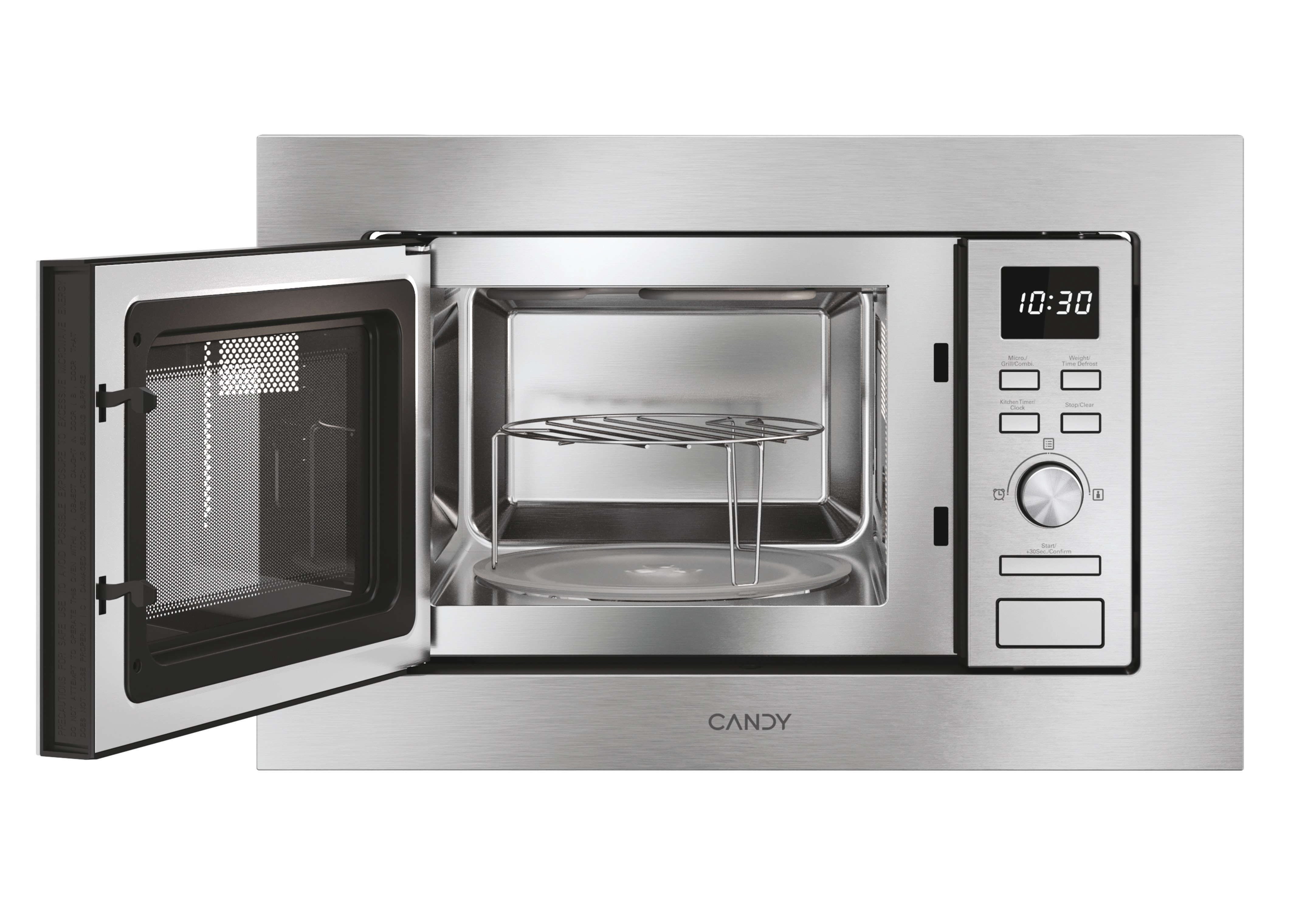 Micro-ondas Encastrável com Grill Candy CA20FMW7NG de 20 Litros - Inox Inox-4